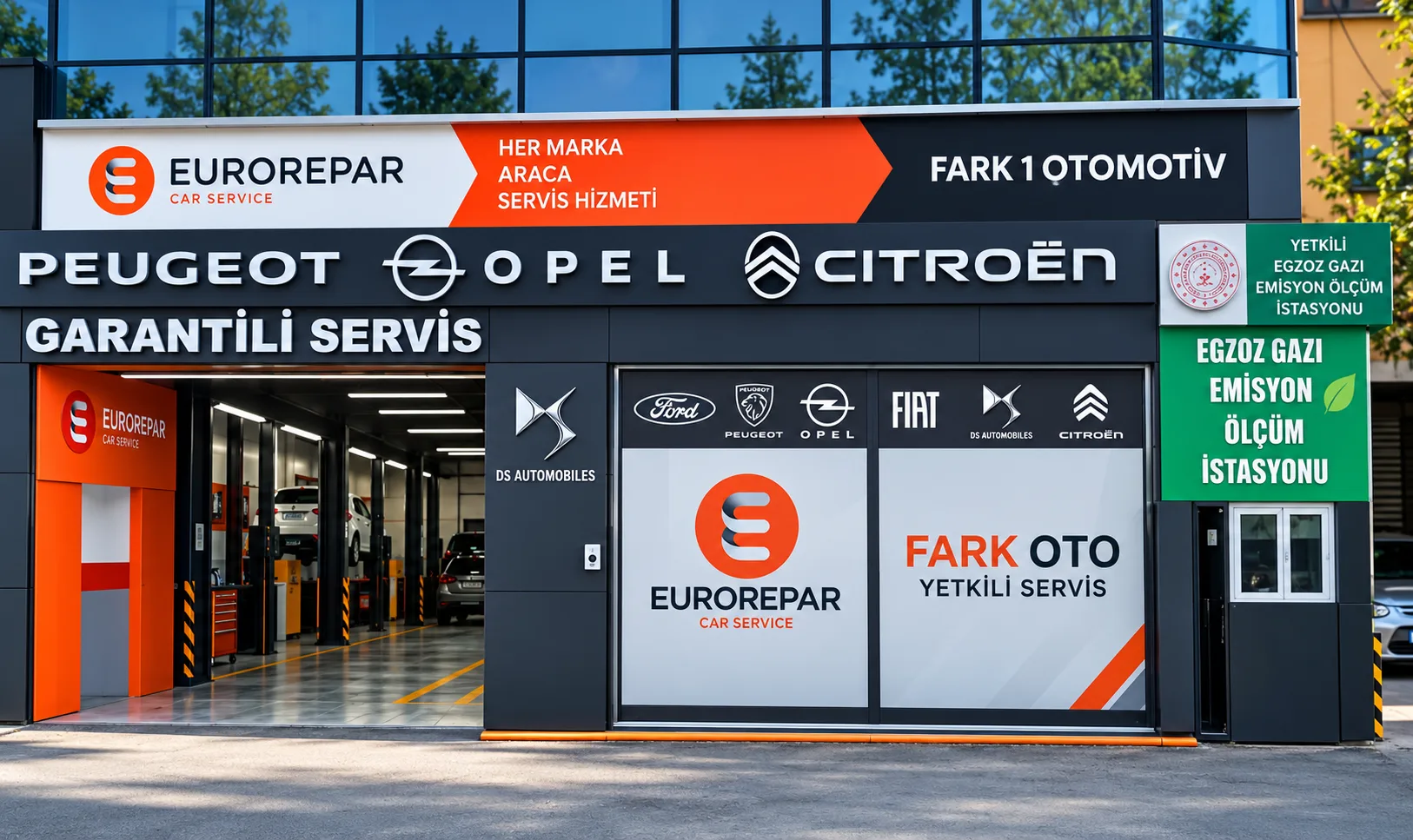 Fark Oto Servis | Fark 1 Otomotiv yetkili egzoz gazı emisyon ölçüm istasyonu